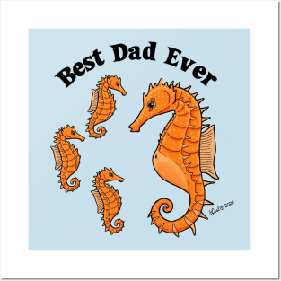 Seahorse Dad Posters and Art